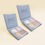Kit de Paleta iluminadores + Brocha iluminador MyK Cosmetics - Iluminación de rostro con acabado radiante.