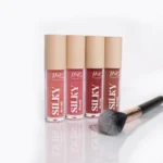 Rubor Liquido Silky + Brocha rubor MyK Cosmetics - Maquillaje profesional para un acabado natural y sedoso